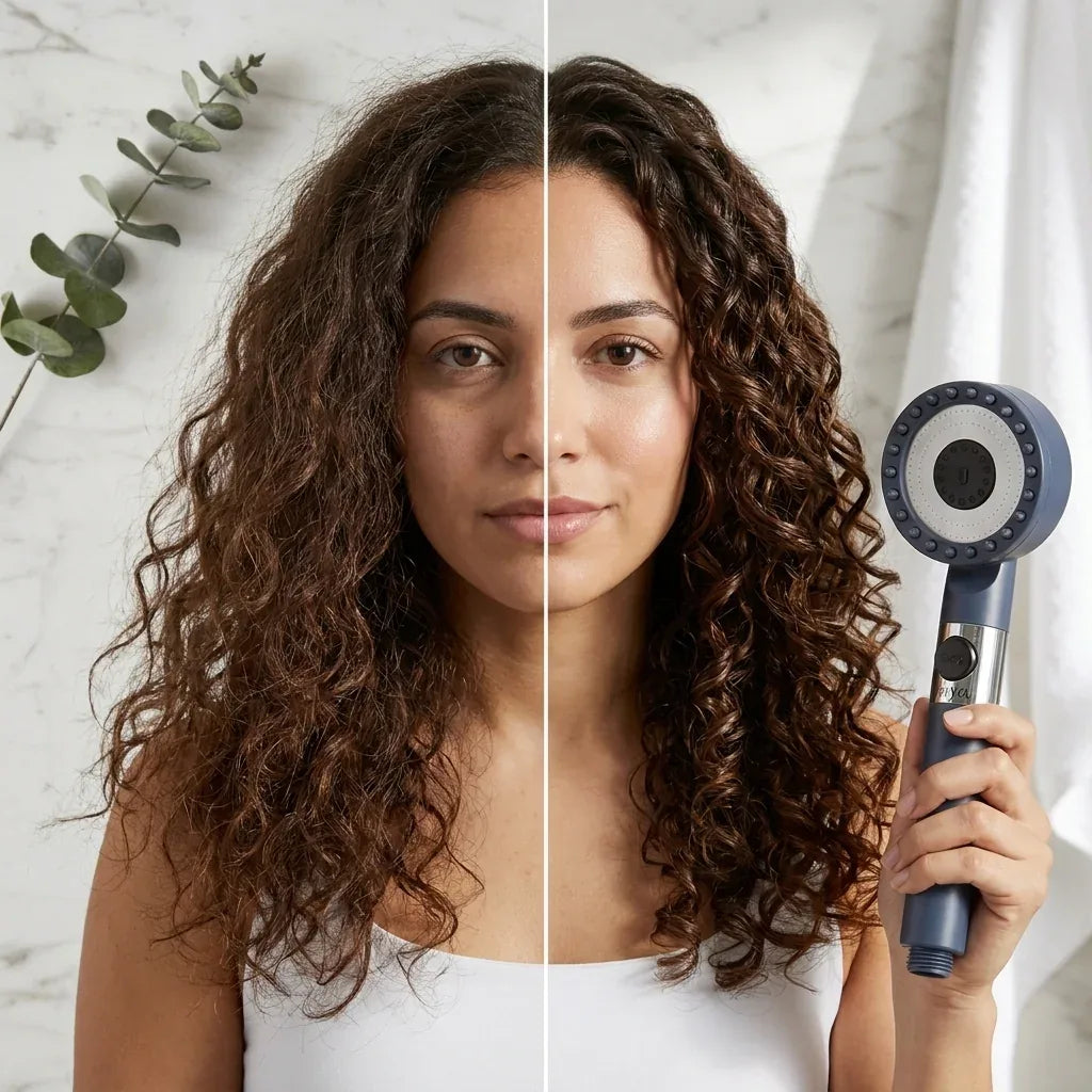 Wavy hair — before / after haya.